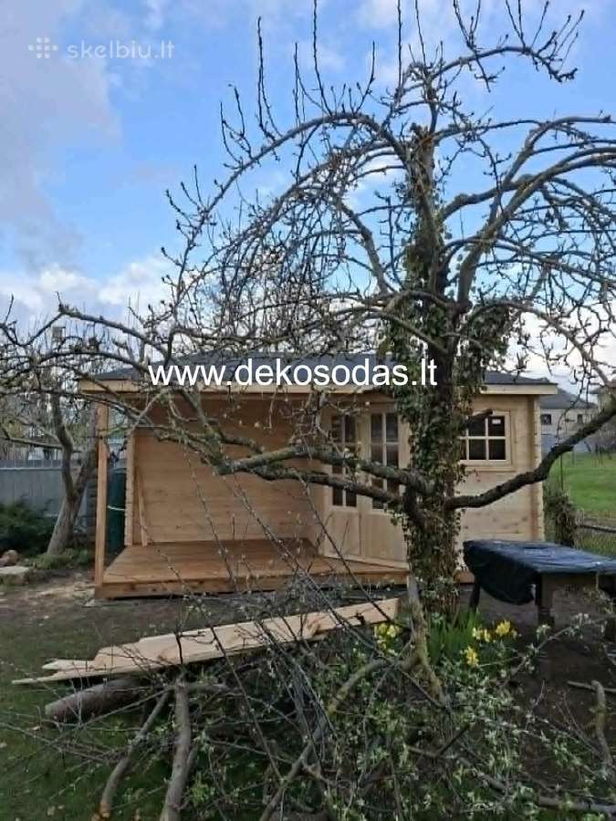 Sandeliukas su pavėsine stogine tik 1300 eur
