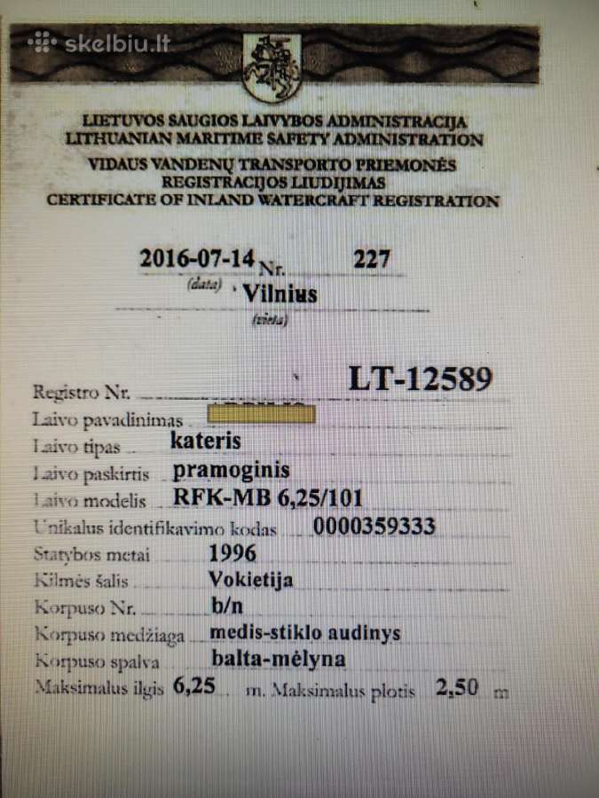 Pramoginis (ekonomiškas) laivas - nuotraukos Nr. 10