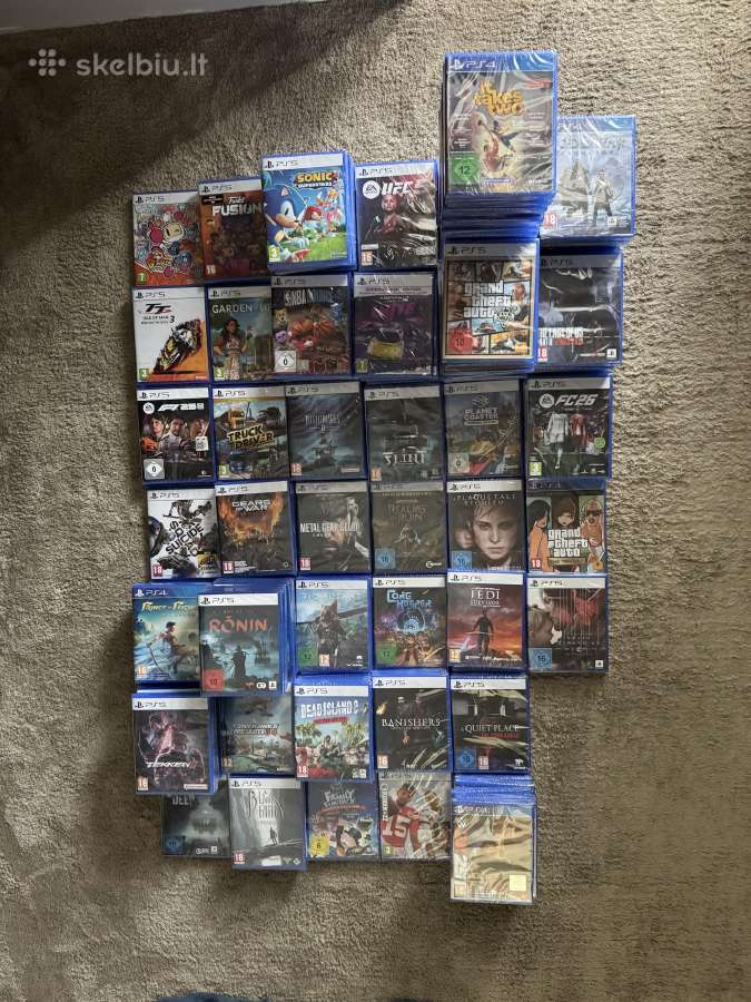 Playstation 4 ir 5 nauji žaidimai!