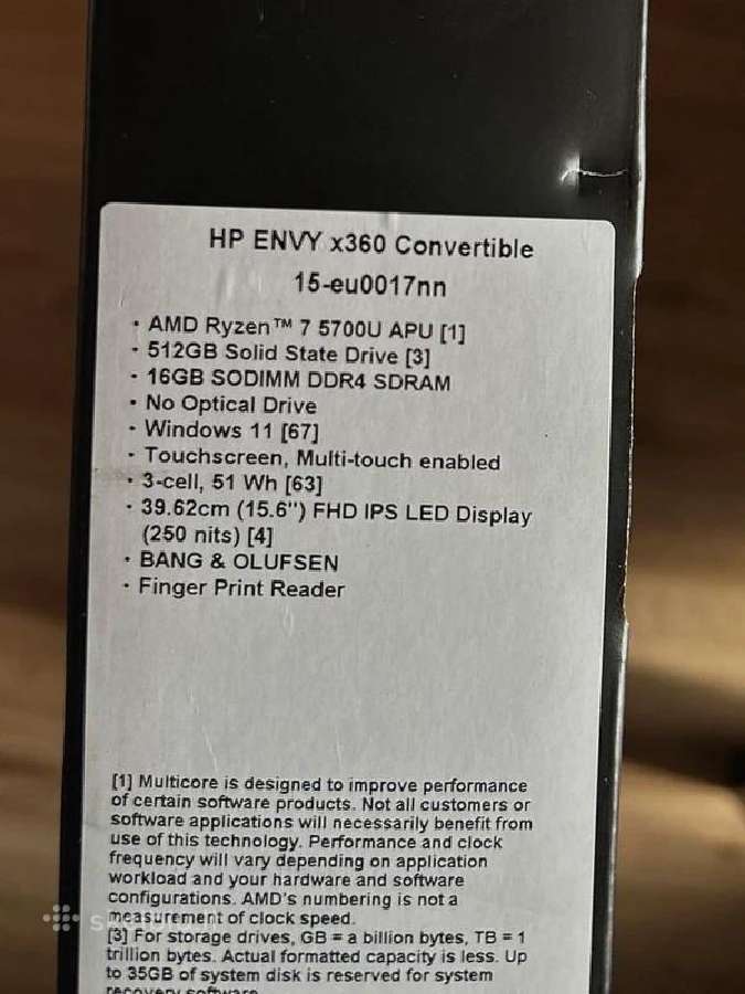 Hp Envy 360 Convertibal 15-eu - nuotraukos Nr. 5