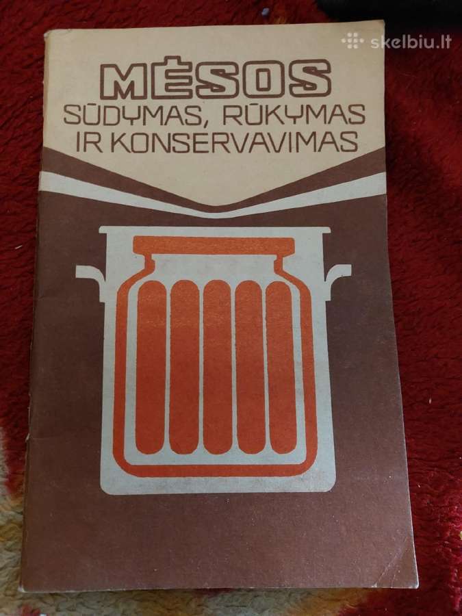 Knyga mesos sudymas rukymas ir konservavimas