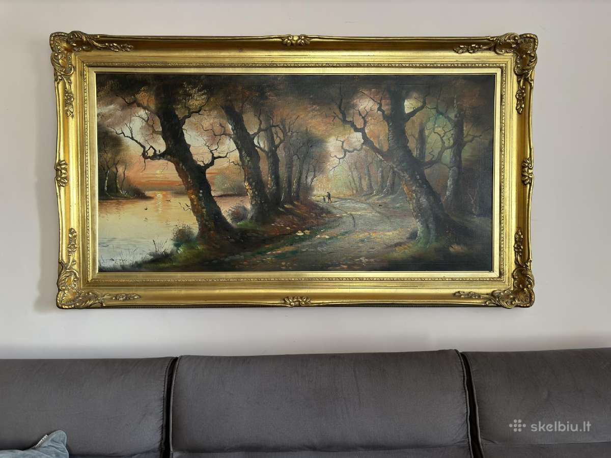 Didelis (160 cm) paveikslas su rėmu - nuotraukos Nr. 4