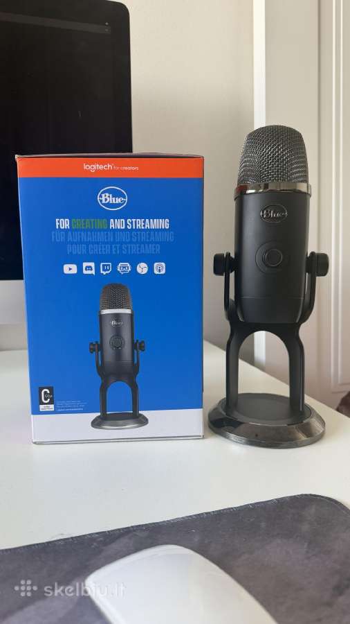 Mikrofonas idealus Blue Yeti X Pro