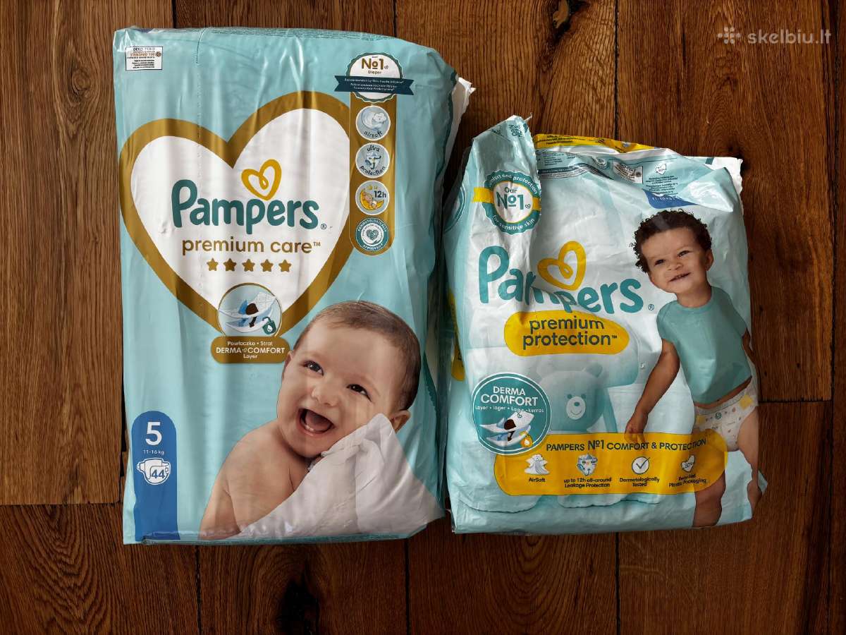 Pampers premium care sauskelnes 5 numeris