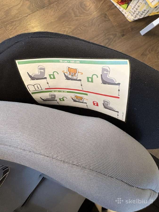Cybex auto kėdutė su 360 padu. - nuotraukos Nr. 6