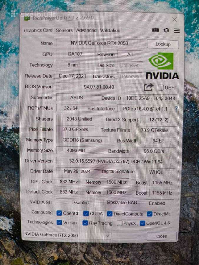 Vivabook Oled 14" 2880*1800 i9-13900h Rtx 2050 - nuotraukos Nr. 6