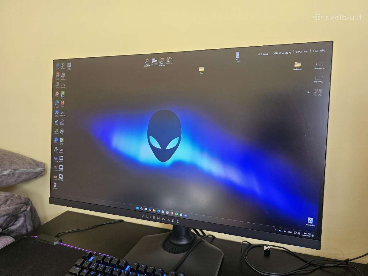 Dell Aw2724dm 2k Monitorius - nuotraukos Nr. 5