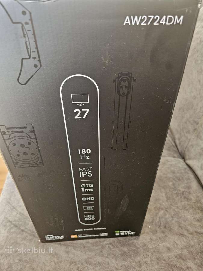 Dell Aw2724dm 2k Monitorius - nuotraukos Nr. 3