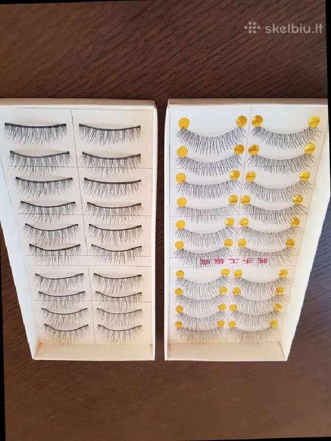 Blakstienu rinkinys eyelash lashes set fake false