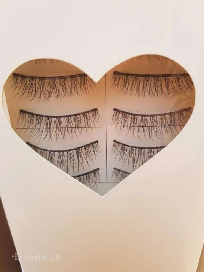 Blakstienu rinkinys eyelash lashes set fake false - nuotraukos Nr. 4