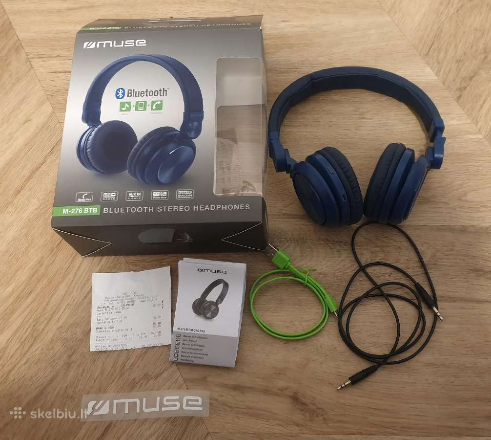 Ausinės Bluetooth Nauja su čekiu.