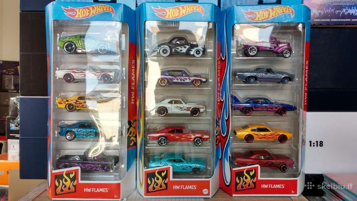 Hot Wheels Flames 5 Pack
