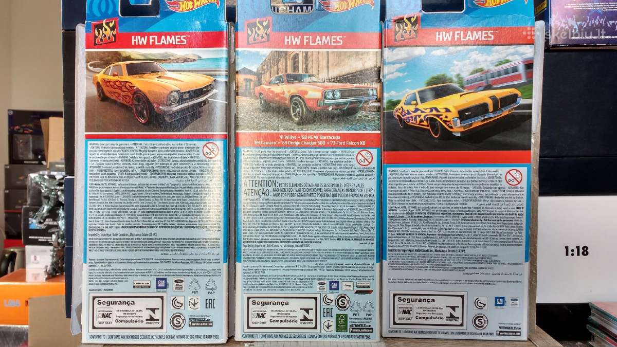 Hot Wheels Flames 5 Pack - nuotraukos Nr. 6