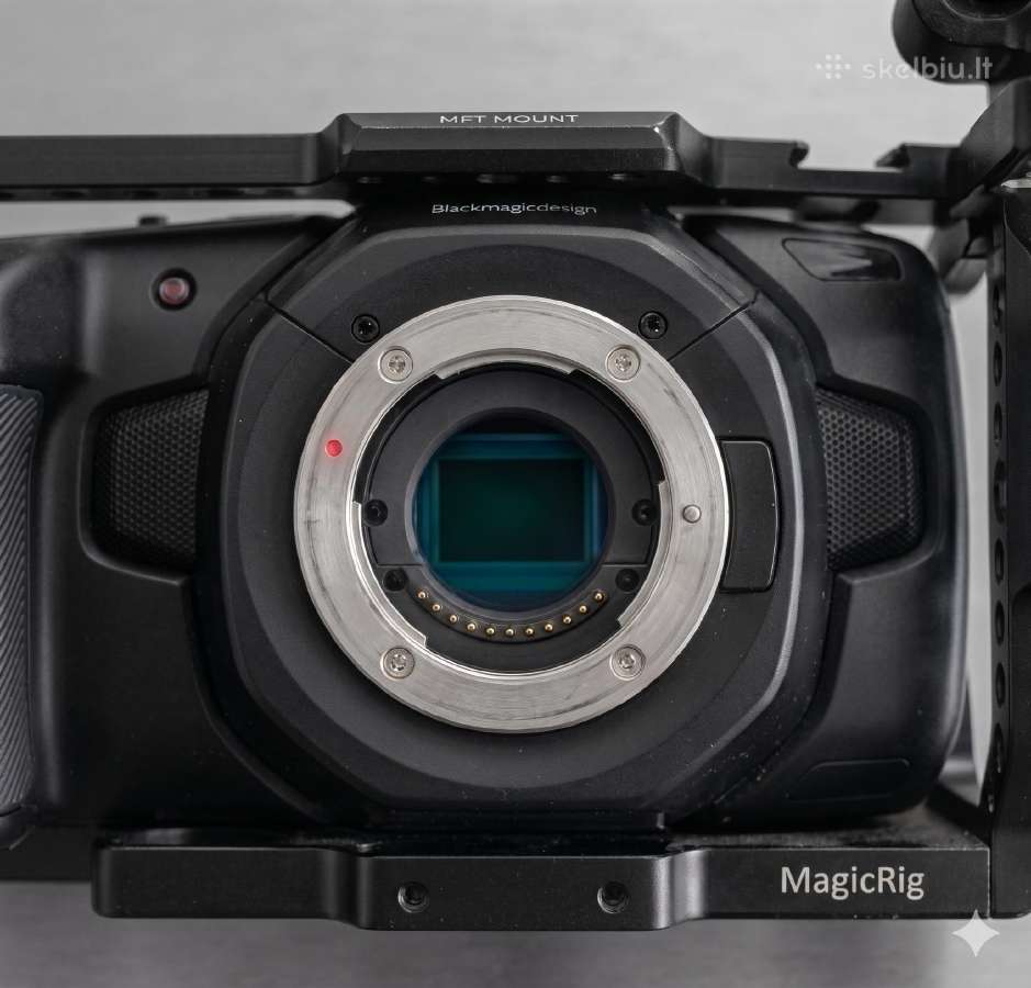 Black magic 4 k kamera + priedai