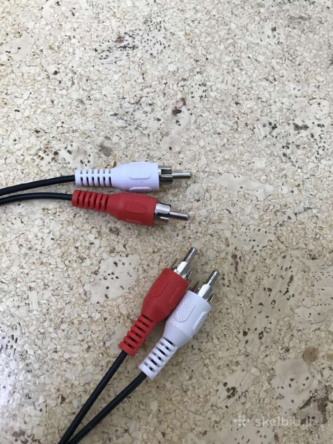 Stereo Rca kabelis