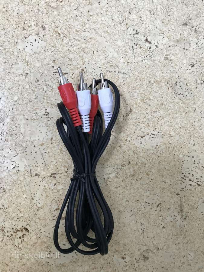 Stereo Rca kabelis - nuotraukos Nr. 2