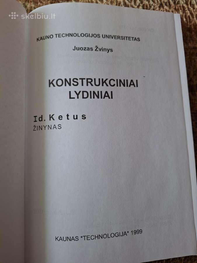 Konstrukciniai lydiniai. 1D. Ketus - nuotraukos Nr. 2