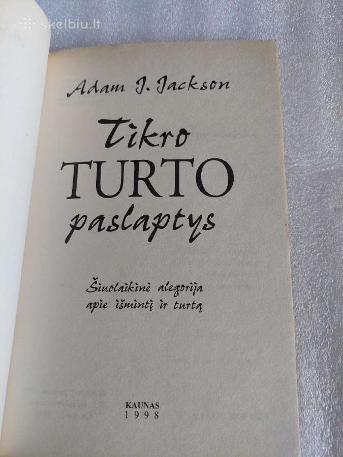 Tikro turto paslaptys - nuotraukos Nr. 2