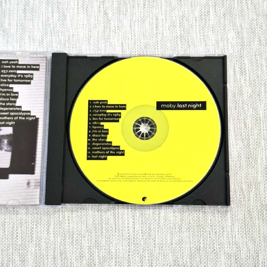 Moby - Last Night (CD, Albumas) - nuotraukos Nr. 3