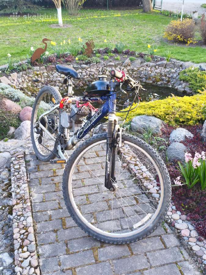 100cc 2 žvakių motorinis dviratis