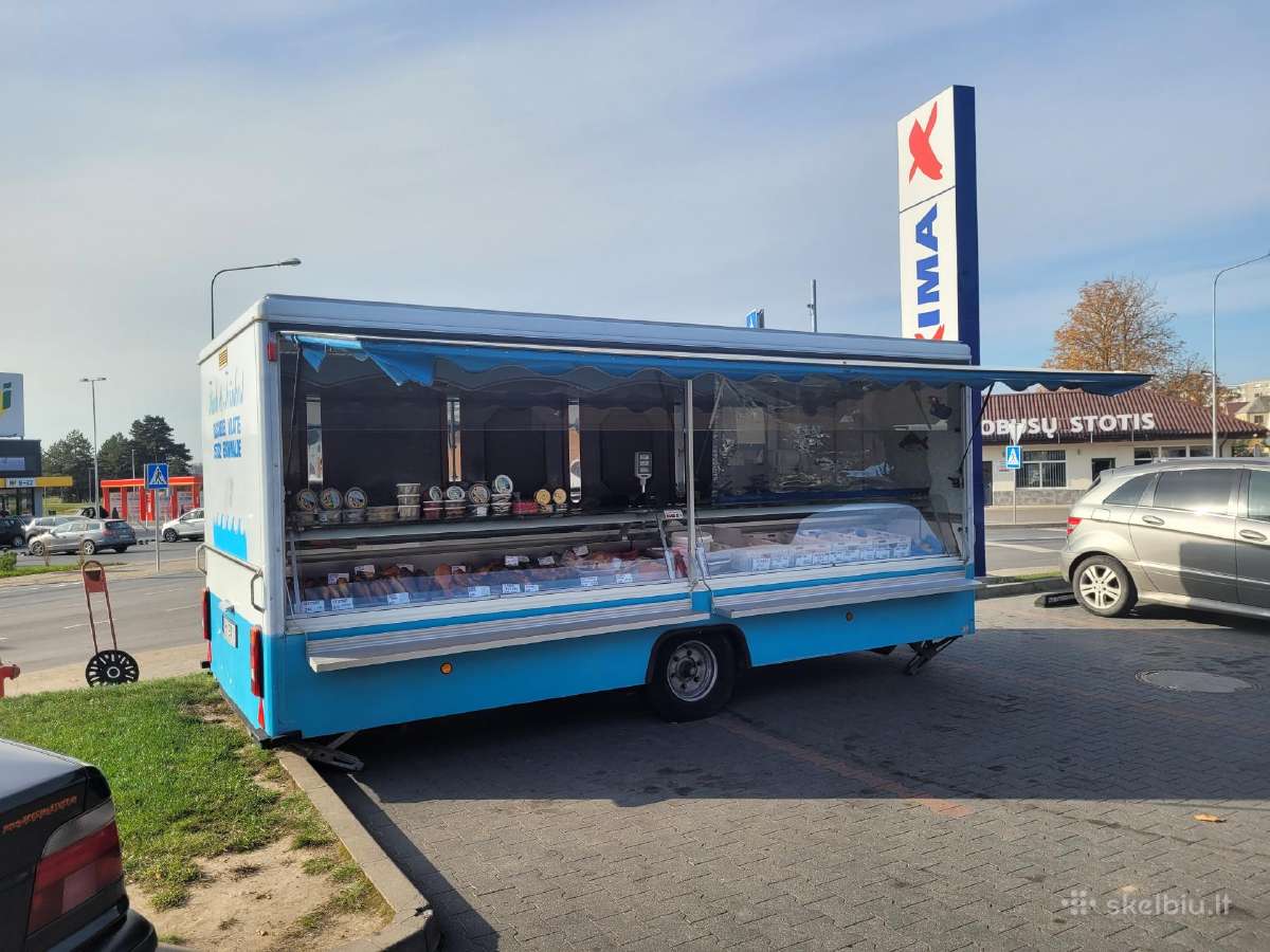 Prekybinė Priekaba, food truck, maisto priekaba.