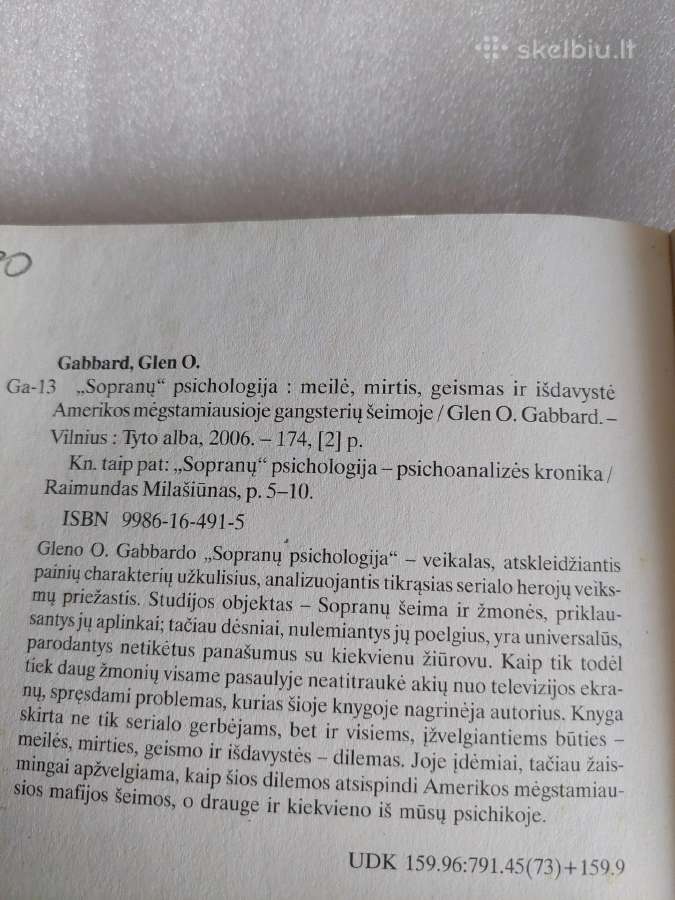 "Sopranų" psichologija - nuotraukos Nr. 4