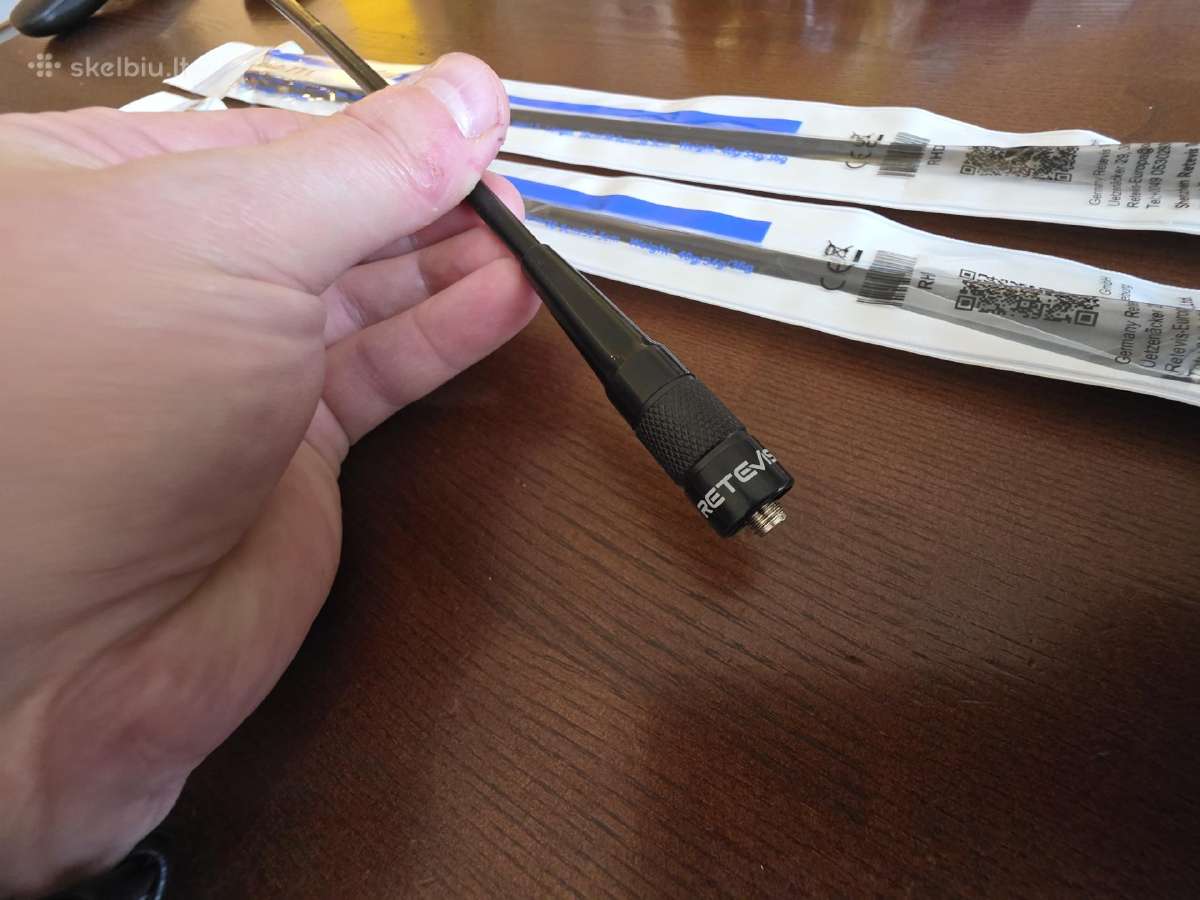 Dvi neišpakuotos Retevis antenos racijoms - nuotraukos Nr. 4