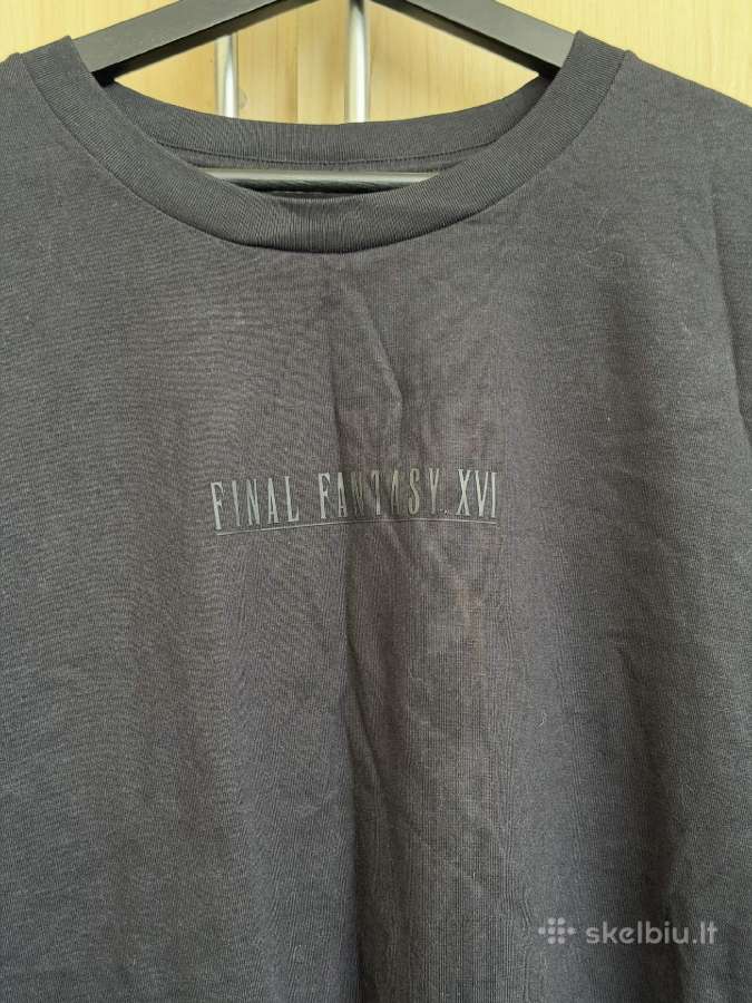 Uniqlo Kenshi Yonezu Final Fantasy Wolf Juoda XL - nuotraukos Nr. 3