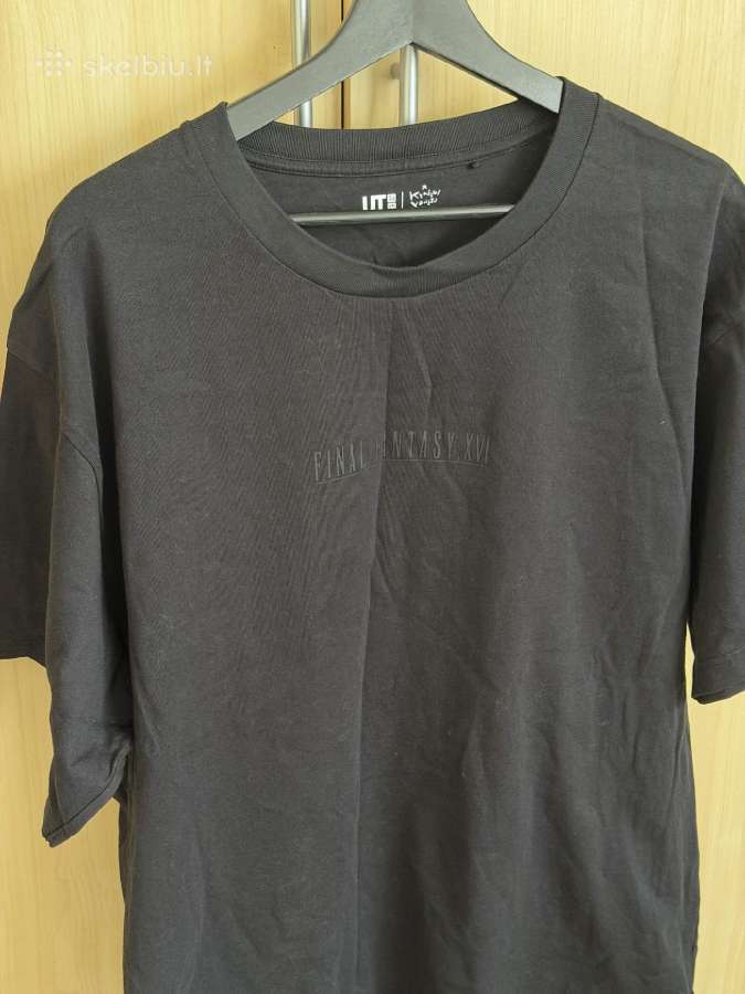 Uniqlo Kenshi Yonezu Final Fantasy Wolf Juoda XL - nuotraukos Nr. 4