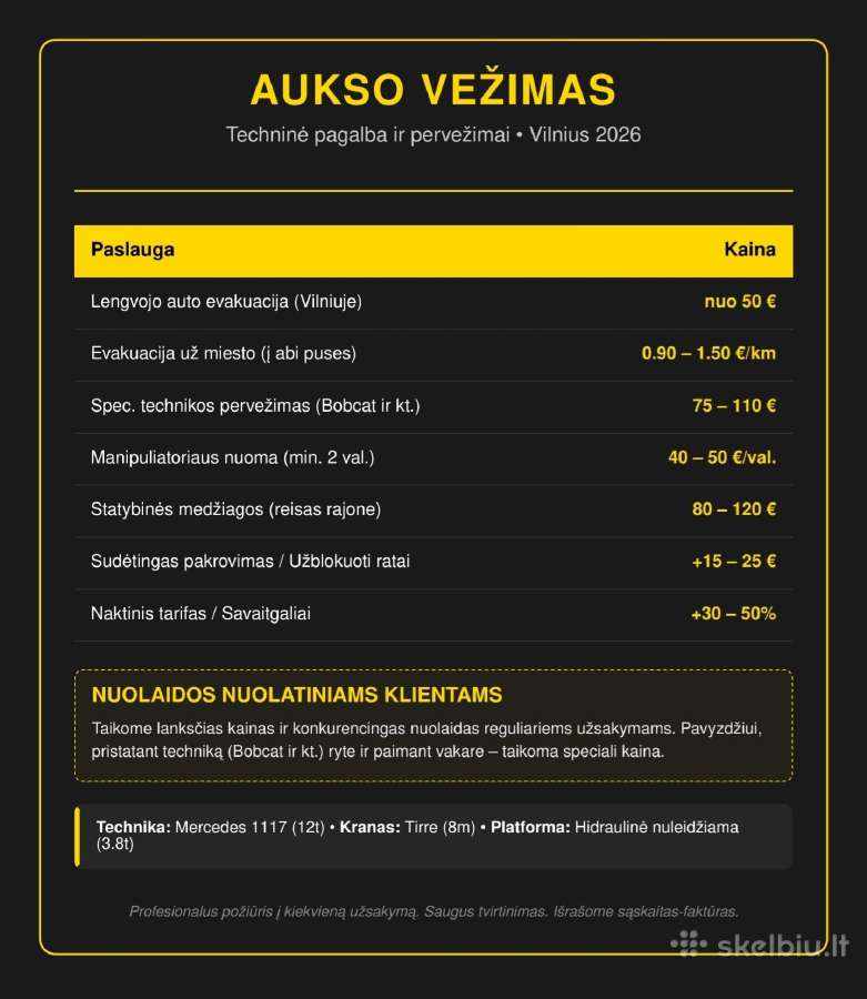 Tralas Kranas evakuatorius, Nuleidžiama Platforma - nuotraukos Nr. 7