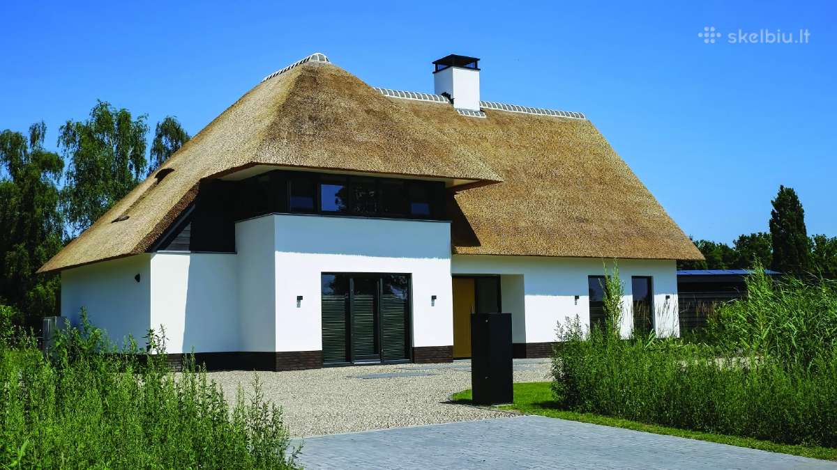 Darbas prie nendrinių stogų Olandijoje