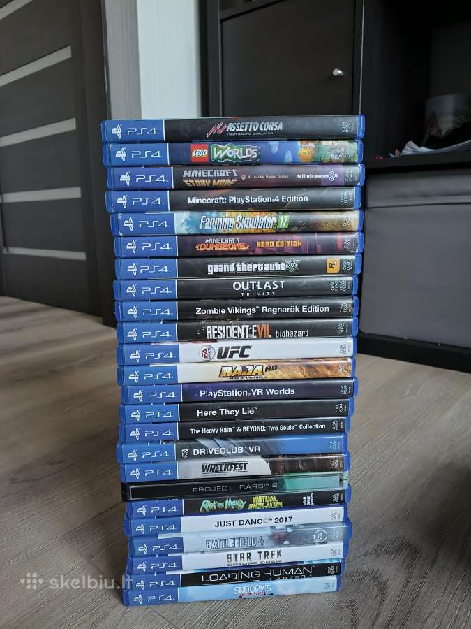 Ps4 Slim 1tb atmintimi +Vr komplektas + 30 žaidimų - nuotraukos Nr. 3