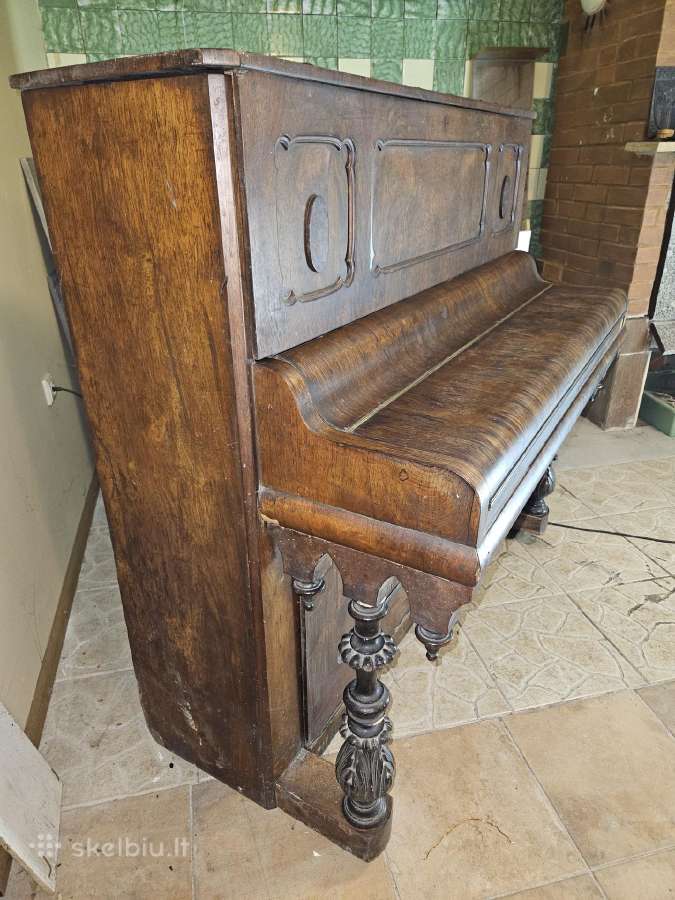Senovinis pianinas, apie 1880 - 1890 m. - nuotraukos Nr. 2