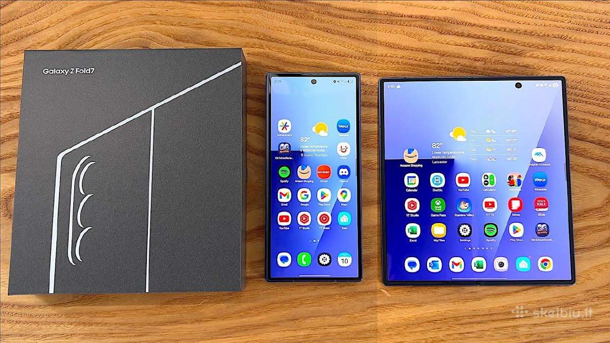 Greitai Brangiai Perkame Samsung Galaxy Z Fold 7