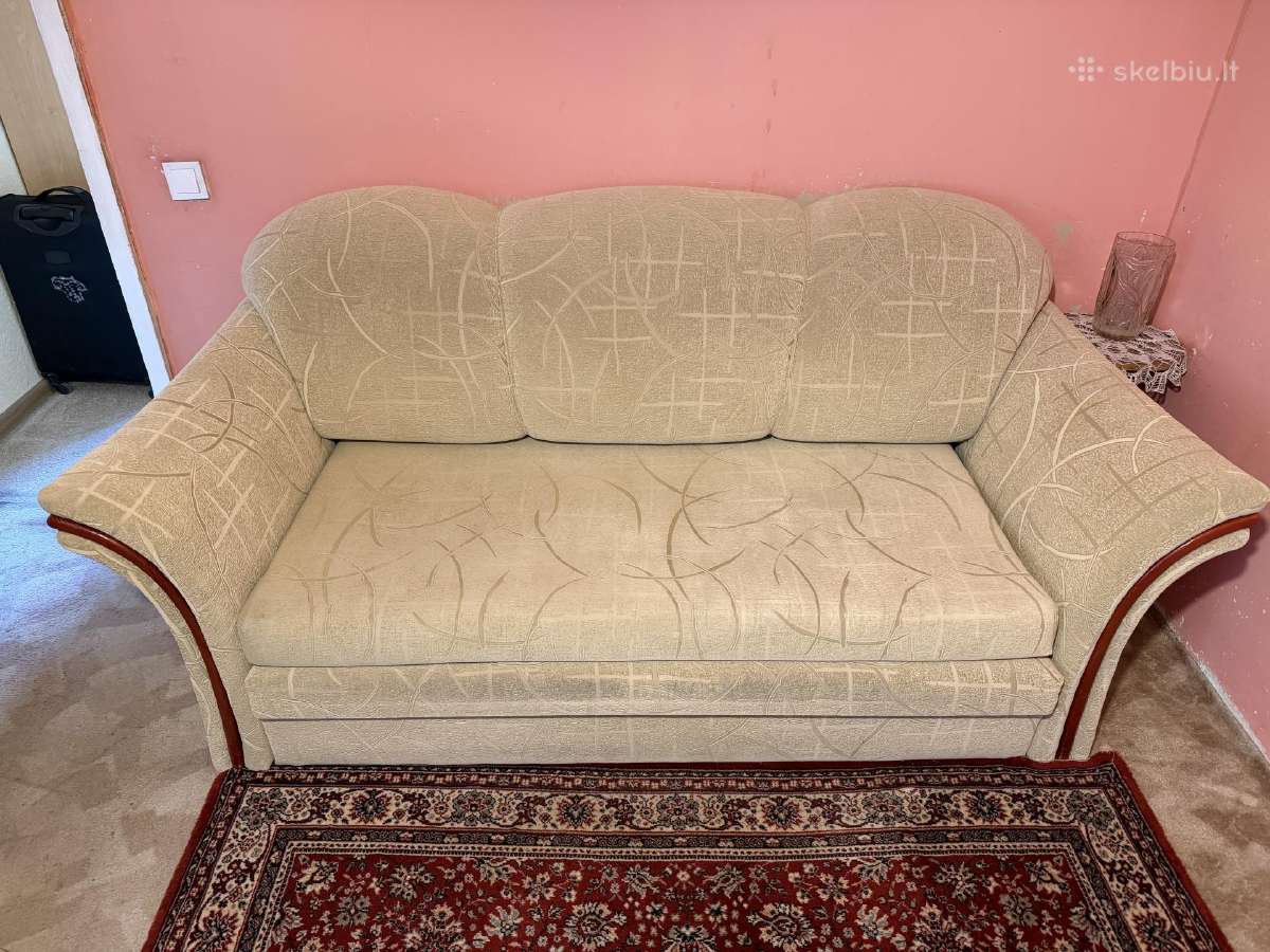 Sofa lova su patalynės dėže