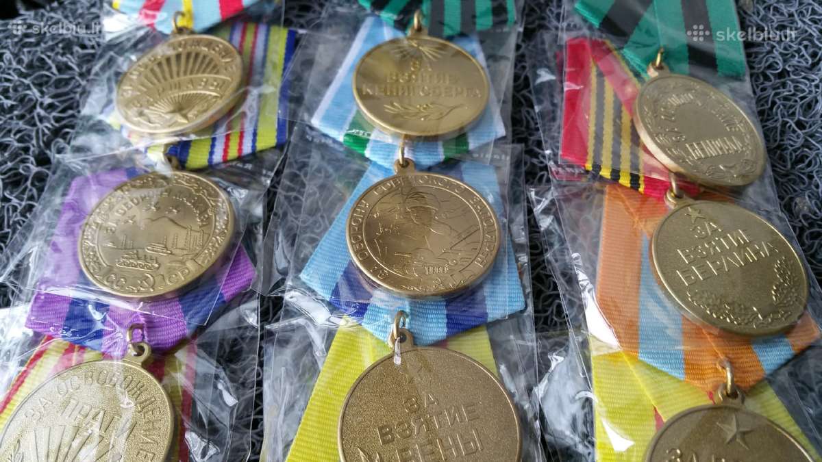 Parduodu kelis Rusu medalius kaina po 12 eurų - nuotraukos Nr. 2