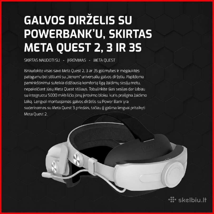 Oculus Meta Quest 2/3/ 3s Dirzelis / Powerbank