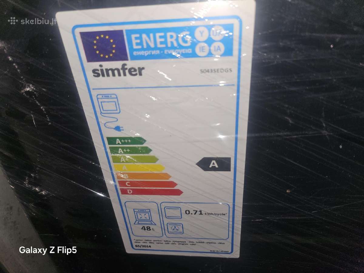 Simfer elektrinė viryklė ir orkaitė-nauja! - nuotraukos Nr. 2