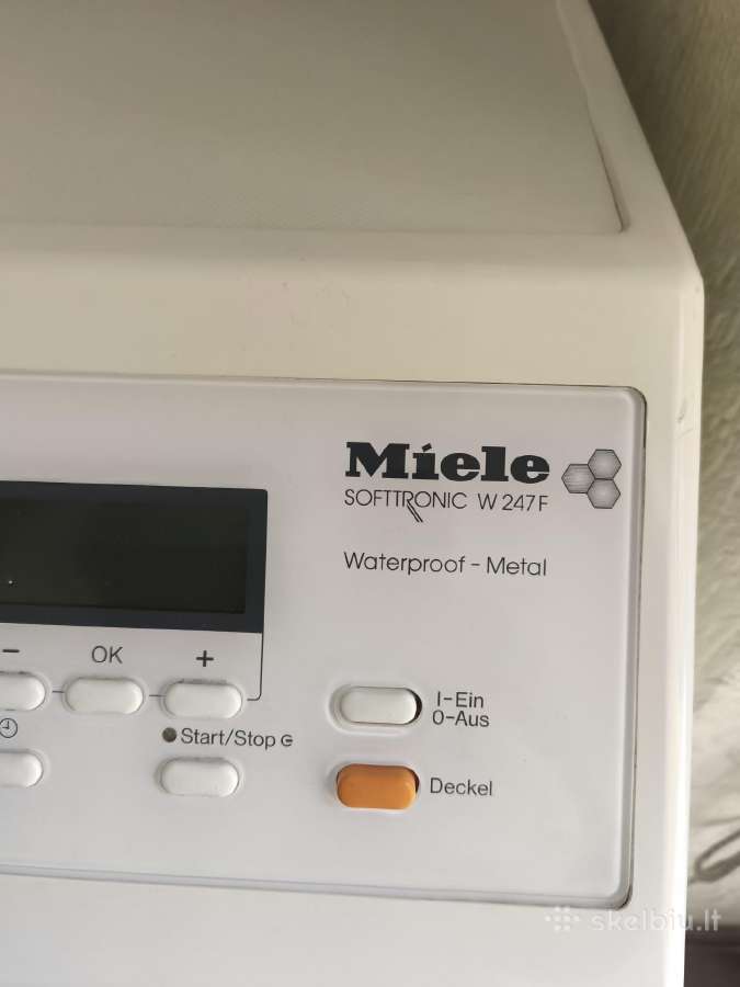 Per viršų kranama skalbykle Miele W 247 F