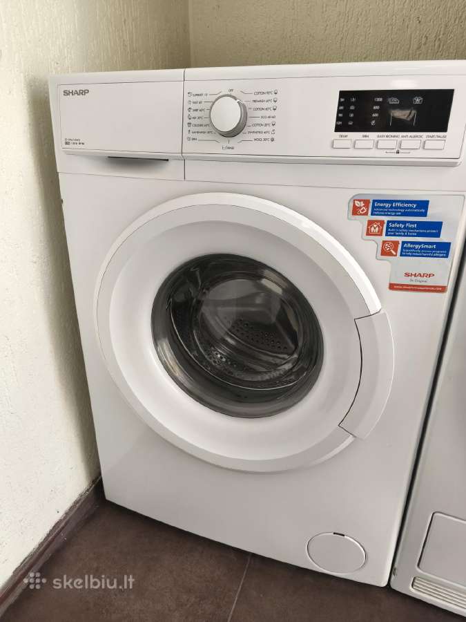 Skalbimo mašina Sharp Eshfa6122wdee