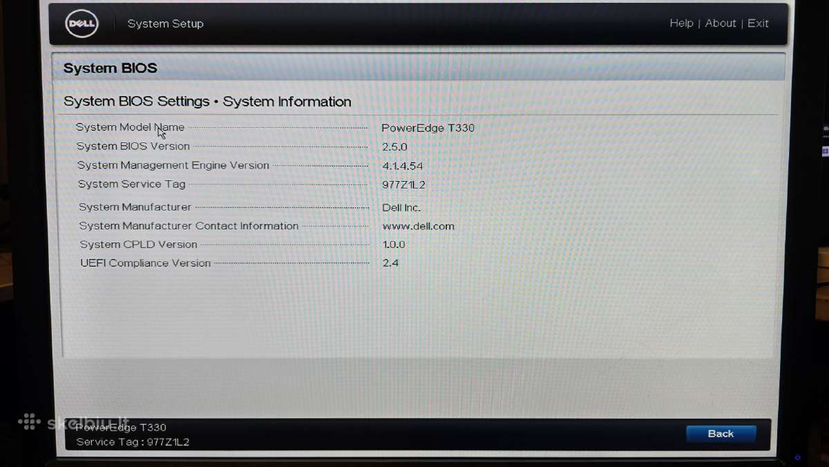 Dell Poweredge T330 E3-1220 V5 16gb H730 8x Lff - nuotraukos Nr. 22