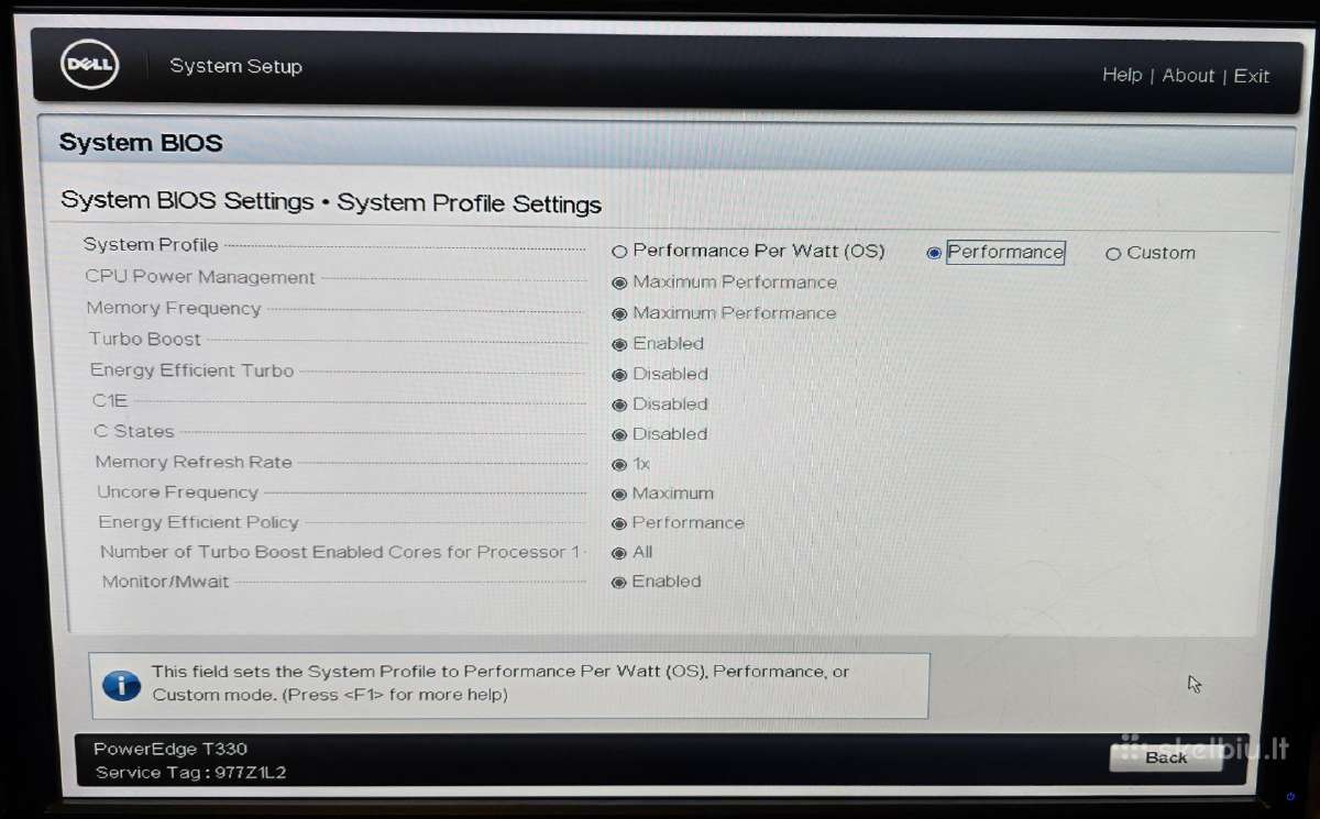 Dell Poweredge T330 E3-1220 V5 16gb H730 8x Lff - nuotraukos Nr. 27
