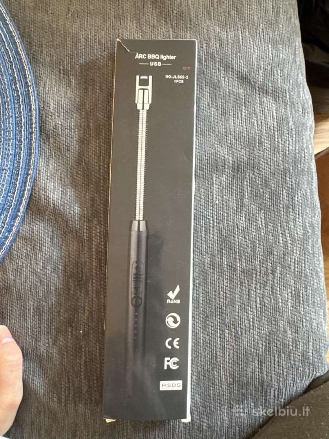 Ilgas elektrinis (Usb) žiebtuvėlis griliui