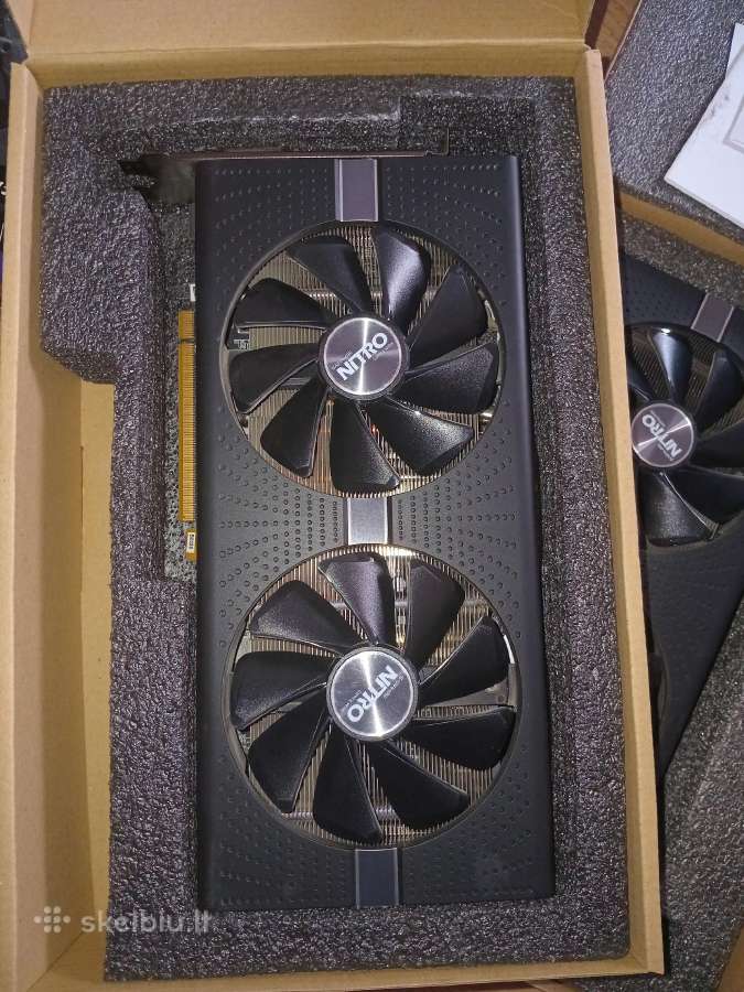 Vaizdo plokste Sapphire nitro Rx 580 8gb - nuotraukos Nr. 2