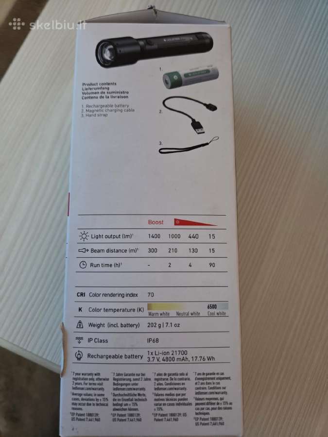 Ledlenser zibintas - nuotraukos Nr. 3