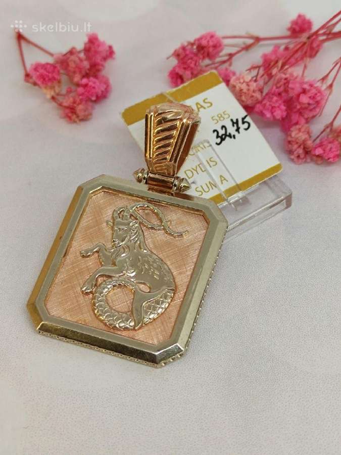 Auksinis pakabukas 585 praba