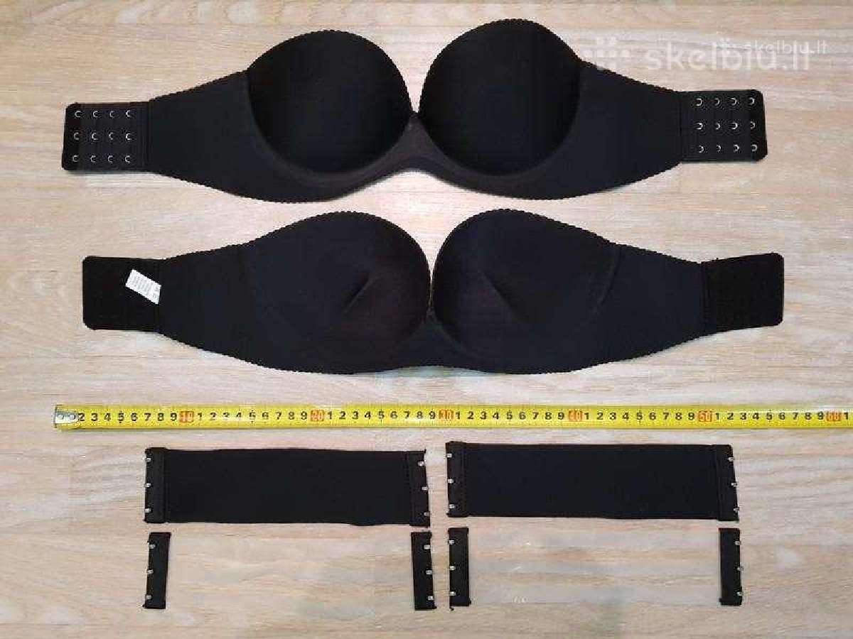 2vnt. komplektas juodos Liemeneles push-up! - nuotraukos Nr. 2