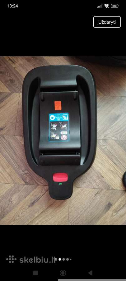 Elo lux tutis kedute isofix baze ir adapteriai - nuotraukos Nr. 5