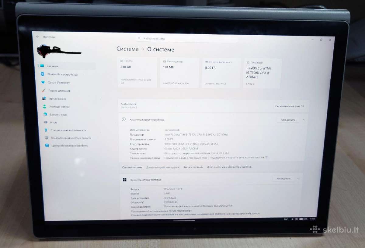 Microsoft Surface Book 2 - nuotraukos Nr. 16