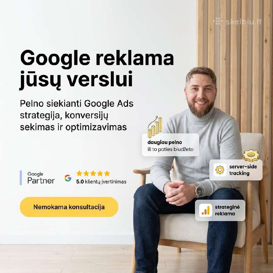 Google reklama Google Ads specialistas